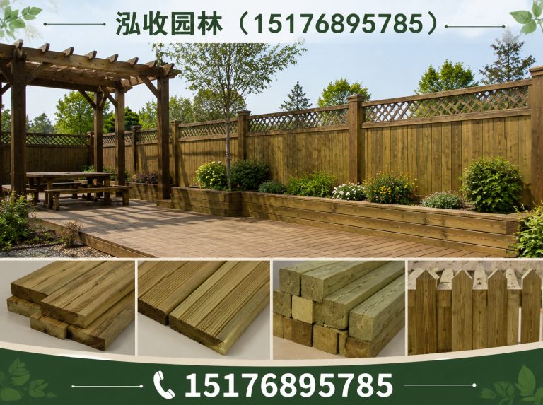 十堰京津冀防腐木工程展示图